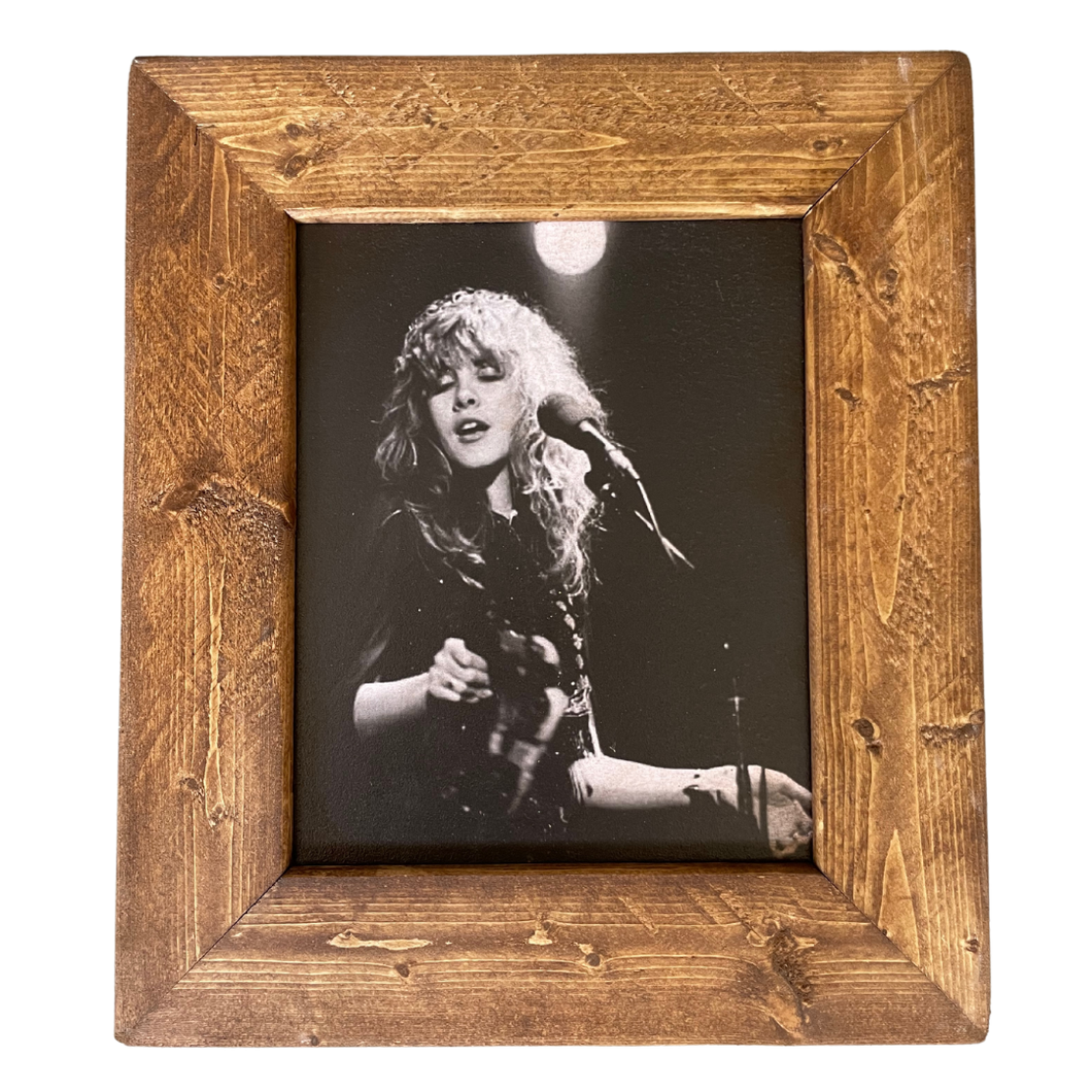 Stevie Nicks Singing Framed Vintage Picture